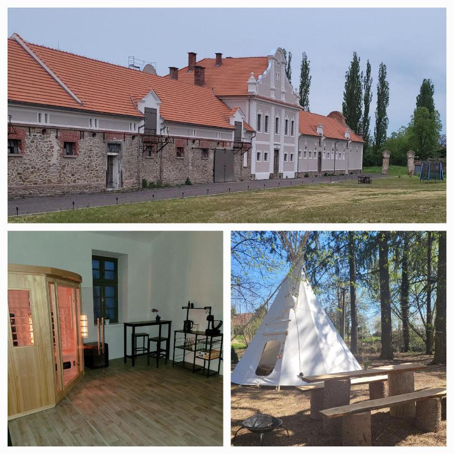 Hotel Teepee v zámecké zahradě Ronov Nad Doubravou Exteriér fotografie